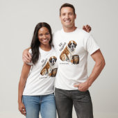 Sint Bernard hondenslok gebeurt T-shirt (Unisex)