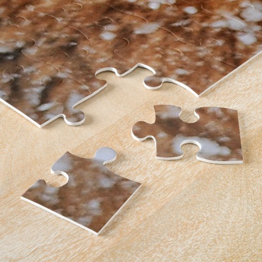 Sint-Bernard in de sneeuw Legpuzzel (Zijkant)