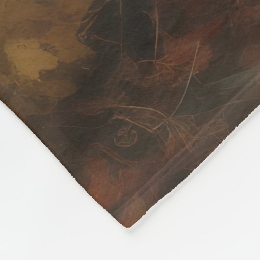 Sint Bernard in Herfst laat Herfst inspireren Fleece Deken (Hoek)