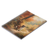 Sint Bernard in Herfst laat Herfst inspireren Notitieboek (Linkerzijde)