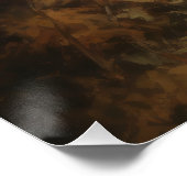 Sint Bernard in Herfst laat Herfst inspireren Perfect Poster (Hoek)