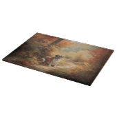 Sint Bernard in Herfst laat Herfst inspireren Snijplank (Hoek)