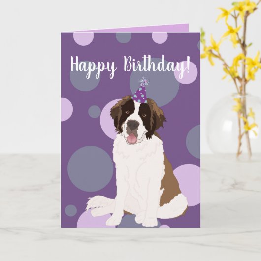  Sint Bernard Kaart (Gele Bloem)