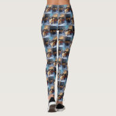 Sint-Bernard Kerstfeestseizoen Leggings (Achterkant)