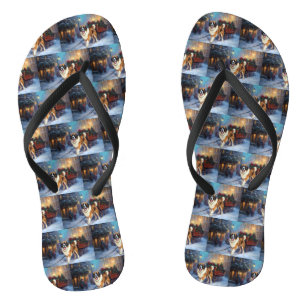 Sint-Bernard Kerstfeestseizoen Teenslippers