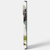 Sint Bernard Kerstkrans Feestelijke Pup Case-Mate iPhone Case (Achterkant / Links)