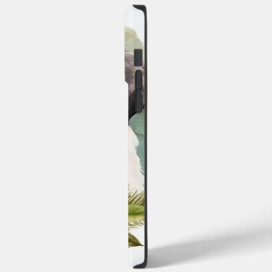 Sint Bernard Kerstkrans Feestelijke Pup Case-Mate iPhone Case (Achterkant / Links)