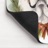 Sint Bernard Kerstkrans Feestelijke Pup Muismat (Hoek)