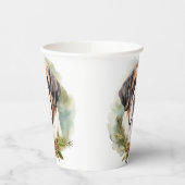 Sint Bernard Kerstkrans Feestelijke Pup Papieren Bekers (Links)