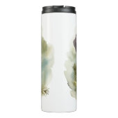 Sint Bernard Kerstkrans Feestelijke Pup Thermosbeker (Achterkant)