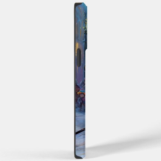 Sint Bernard Kerstmis Feestelijk Seizoen Case-Mate iPhone Case (Achterkant / Rechts)