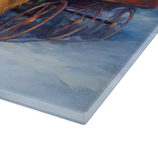 Sint Bernard Kerstmis Feestelijk Seizoen Snijplank (Hoek)