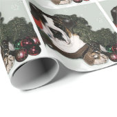 Sint-Bernard-kerstpapier Cadeaupapier (Rol Hoek)