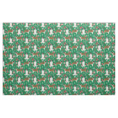 Sint Bernard kerstvakantie Stof (Fat Quarter)