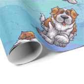 Sint-Bernard-koppen en -patronen Cadeaupapier (Rol Hoek)