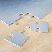 Sint Bernard Laat het Sneeuwen Kerstmis Legpuzzel (Zijkant)