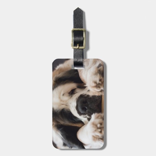 Sint-Bernard-label Bagagelabel (Voorkant verticaal)