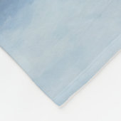 Sint Bernard liet het sneeuwen Kerstmis Fleece Deken (Hoek)