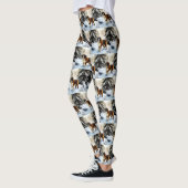 Sint Bernard liet het sneeuwen Kerstmis Leggings (Links)