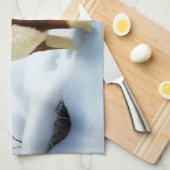 Sint Bernard liet het sneeuwen Kerstmis Theedoek (Quarter Fold)