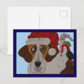 Sint-Bernard met een elf Briefkaart (Voorkant / Achterkant)