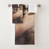 sint bernard met sinterklaas feestelijke kerst bad handdoek (Insitu)