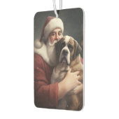 sint bernard met sinterklaas feestelijke kerst luchtverfrisser (Links)