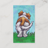 Sint-Bernard met Visitekaartjes van de Bot (Achterkant)