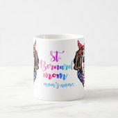 Sint-Bernard Moeder Cute Moederdag Hond Liefhebber Koffiemok (Center)