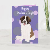 Sint Bernard Moederdagkaart Kaart (Voorkant)