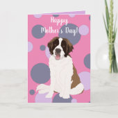 Sint Bernard Moederdagkaart Kaart (Voorkant)