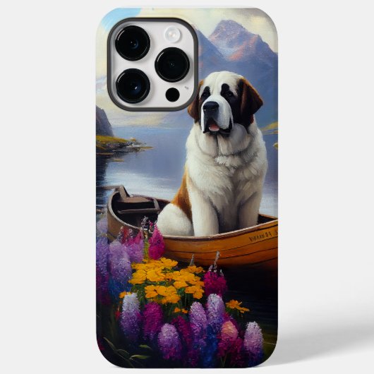 Sint Bernard op een peddel: Een landschappelijk av Case-Mate iPhone Case (Achterkant)