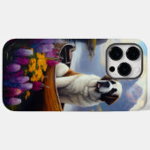 Sint Bernard op een peddel: Een landschappelijk av Case-Mate iPhone Case (Achterkant (horizontaal))