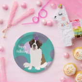  Sint Bernard Papieren Bordje (Feest)