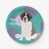  Sint Bernard Papieren Bordje (Voorkant)