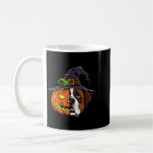 Sint-Bernard Pompoen Jack O Lantern Halloween Mann Koffiemok (Links)