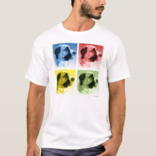 Sint Bernard Pop Kunst T-shirt