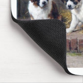 Sint-Bernard-puppies schildpadden Muismat (Hoek)