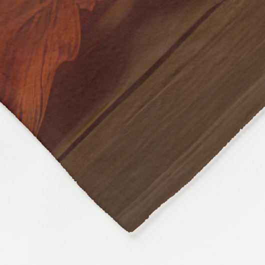 Sint Bernard Puppy Herfst Verrukking Pompoen Fleece Deken (Hoek)