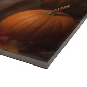 Sint Bernard Puppy Herfst Verrukking Pompoen Snijplank (Hoek)