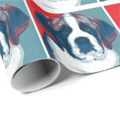 Sint Bernard Puppy Hope politiek parody Design Cadeaupapier (Rol Hoek)