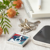 Sint Bernard Puppy Hope politiek parody Design Sleutelhanger (Zijkant)