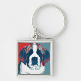 Sint Bernard Puppy Hope politiek parody Design Sleutelhanger