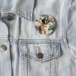Sint-Bernard Ronde Button 5,7 Cm