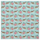 Sint-Bernard-roze floralen Stof (Swatch)