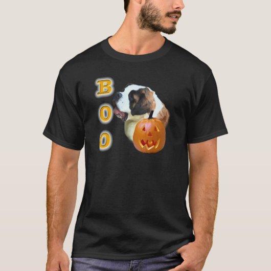 Sint Bernard (ruw) Boo T-shirt (Voorkant)