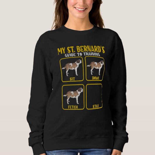 Sint Bernard St Bernard Honden Trainingsgids Mama Trui (Voorkant)