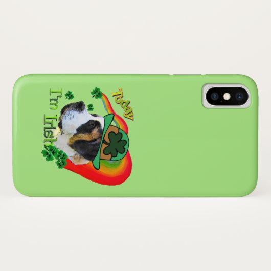 Sint-Bernard St. Patrick Case-Mate iPhone Case (Achterkant (horizontaal))