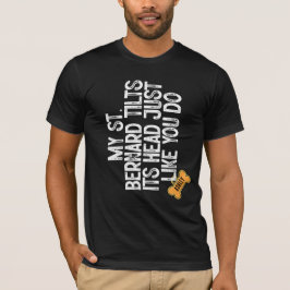 Sint Bernard Tlits hoofd zoals jij T-shirt