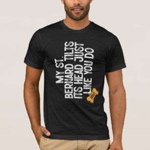 Sint Bernard Tlits hoofd zoals jij T-shirt